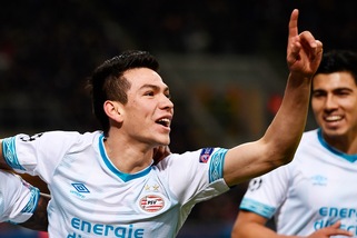 Napoli, infortunio per Lozano in PSV-Den Haag