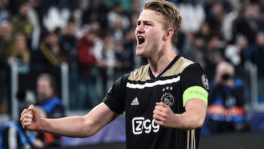 Ajax, auguri a De Ligt…col video del gol alla Juve