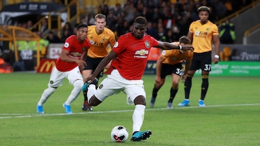 United, solo 1-1 coi Wolves. Pogba sbaglia un rigore