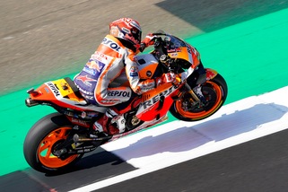 Silverstone: Marquez più veloce nelle ultime libere, Rossi 4°