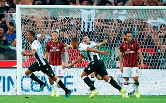 Milan ko contro l'Udinese: decide il colpo di testa di Rodrigo Becao