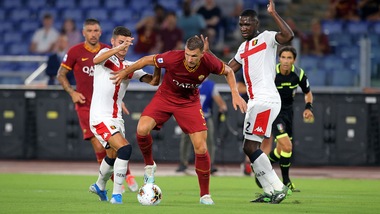 Roma-Genoa 3-3, il tabellino