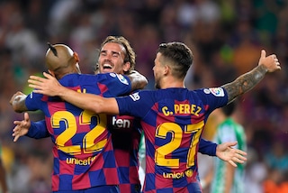 Liga: l'Atletico Madrid balza in testa, Griezmann trascina il Barcellona