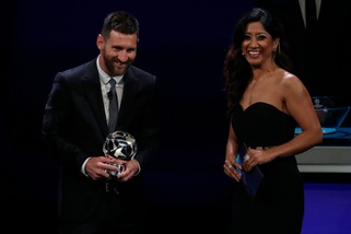 Leo Messi migliore attaccante in Emporio Armani