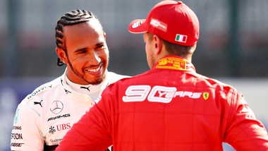 Ferrari in pole a Spa, i complimenti di Hamilton: "Grandiosi"