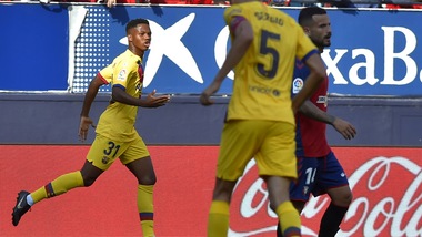 Barcellona, in gol Fati: è il più giovane marcatore della storia del club