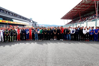 Morte Hubert, Spa: gara F2 annullata