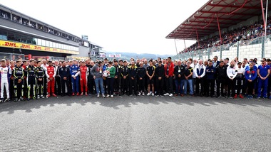 Morte Hubert, Spa: gara F2 annullata