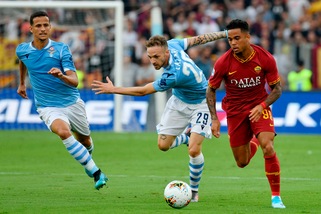 Lazio-Roma 1-1, il tabellino