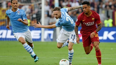 Lazio-Roma 1-1, il tabellino