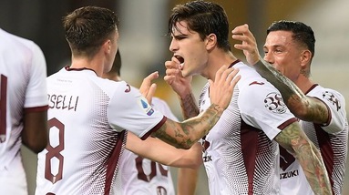 Toro da urlo: 3-2 all'Atalanta, è primo con Inter e Juve!