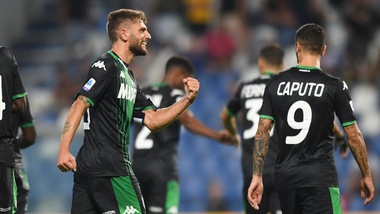La notte di Berardi: tripletta in Sassuolo-Sampdoria