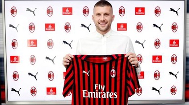 Rebic, primo giorno di scuola