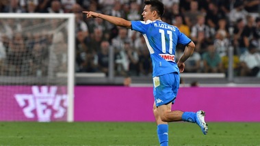 Napoli, Lozano: "Dopo il gol contro la Juve Ronaldo mi ha fatto i complimenti, è stato bello"