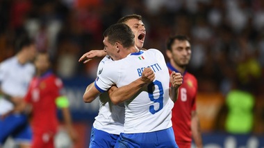Armenia-Italia 1-3: Mancini a punteggio pieno con la doppietta di un super Belotti