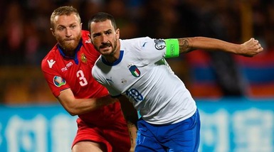 Italia, Bonucci record: raggiungerà Del Piero con 91 presenze
