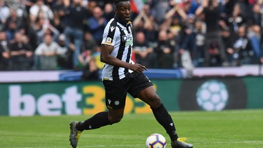 Udinese, per Okaka allenamento a parte