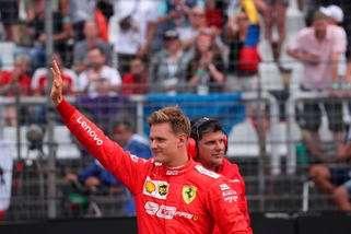 Mick Schumacher prova la F8 Tributo a Fiorano