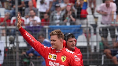 Mick Schumacher prova la F8 Tributo a Fiorano