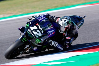 Vinales in pole al Gp di San Marino: Rossi settimo