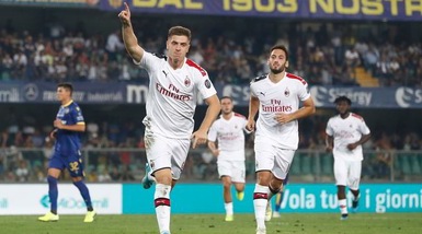 Verona-Milan 0-1, il tabellino