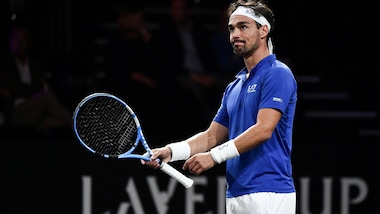 Laver Cup, esordio amaro per Fognini: ko con Sock