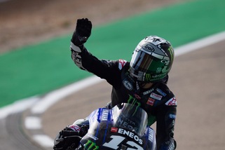 Gp Aragon: miglior tempo di Vinales nel warm up, Valentino Rossi 5°