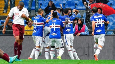 Sampdoria-Torino 1-0: decide Gabbiadini