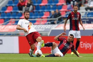 Bologna-Roma 1-2, il tabellino