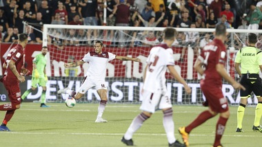 Salernitana, blitz a Trapani: Kiyine firma lo 0-1 e lancia Ventura