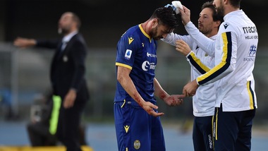 Verona, per Di Carmine leggero trauma cranico