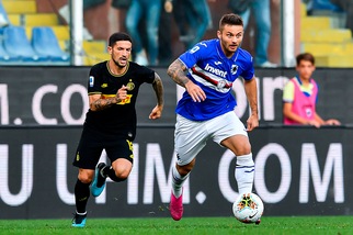 Sampdoria, allenamento in gruppo per Linetty