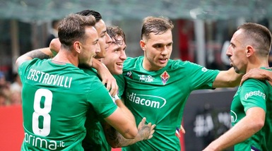 Milan-Fiorentina 1-3: magia di Ribery, fischi per Giampaolo