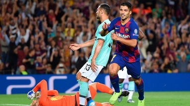 Barcellona-Inter 2-1: Lautaro non basta, Suarez rimonta Conte