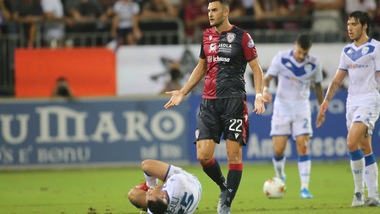 Cagliari, per Lykogiannis fastidio al tendine d'Achille