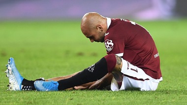 Torino, Zaza: distorsione alla caviglia. Out col Brescia