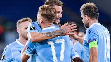 Lazio, Milinkovic-Savic e Immobile ribaltano il Rennes: 2-1 all'Olimpico