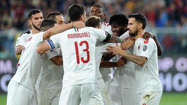 Il Milan ritrova il sorriso: 2-1 sul campo del Genoa, Reina salva Giampaolo