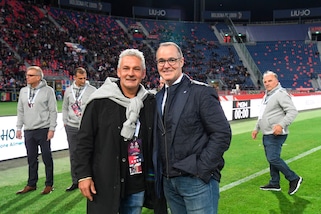 Che ovazione per Baggio: al Dall'Ara per Bologna Legends contro Real Madrid