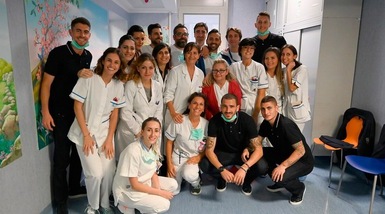 La nazionale all'Ospedale Bambino Gesù: "Esperienza indimenticabile"