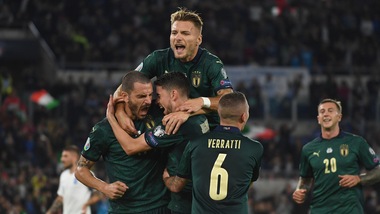 L'Italia batte 2-0 la Grecia e si qualifica per Euro 2020