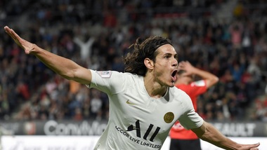 As: "L'Atletico Madrid vuole Cavani già a gennaio"