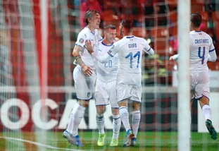 L'Italia fa festa in Liechtenstein: 5-0 con doppietta di Belotti e gol di Bernardeschi