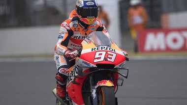 Gp Giappone: miglior tempo per Marquez nelle libere 4, Rossi quinto