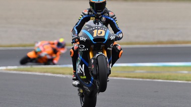 Moto2: pole position in Giappone per Luca Marini