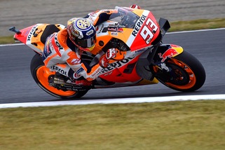 Gp Giappone: Marquez in pole, Valentino Rossi decimo