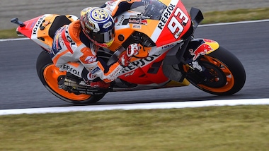 Gp Giappone: Marquez in pole, Valentino Rossi decimo