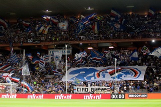 Sampdoria-Roma a rischio: allerta meteo arancione