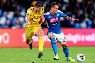 Napoli-Verona 2-0, il tabellino