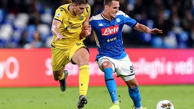 Napoli-Verona 2-0, il tabellino